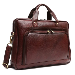leather brown laptop bag