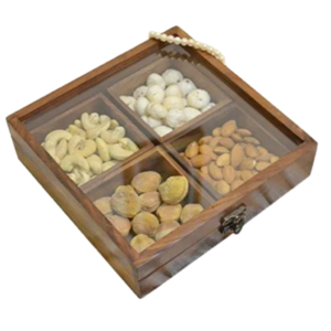 dry fruit wooden box