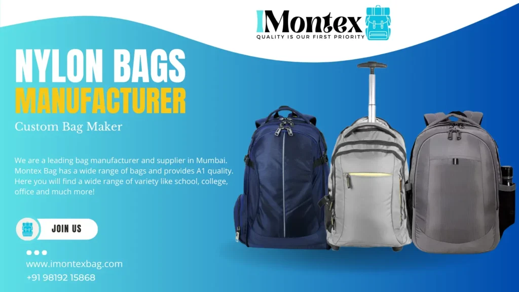 school, collage, office, nylon backpack manufacturer
