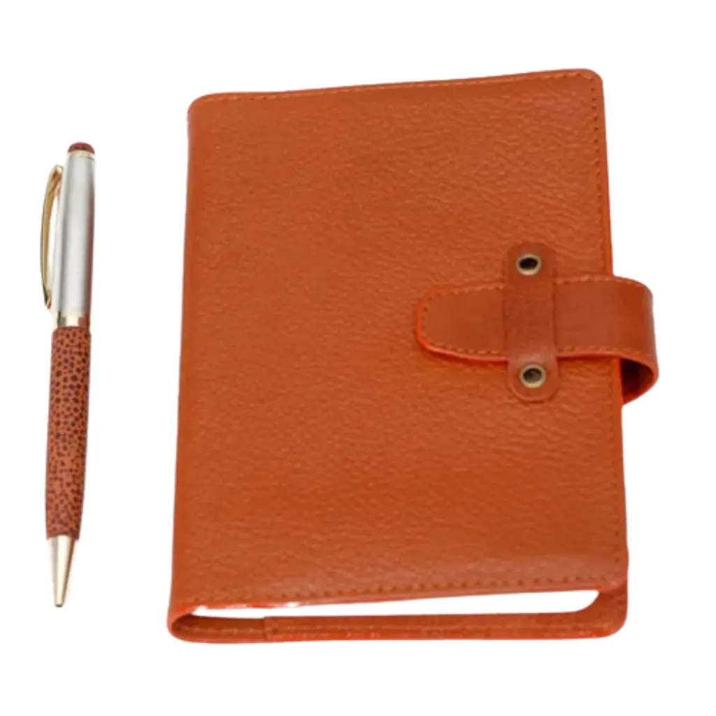 leather brown folder