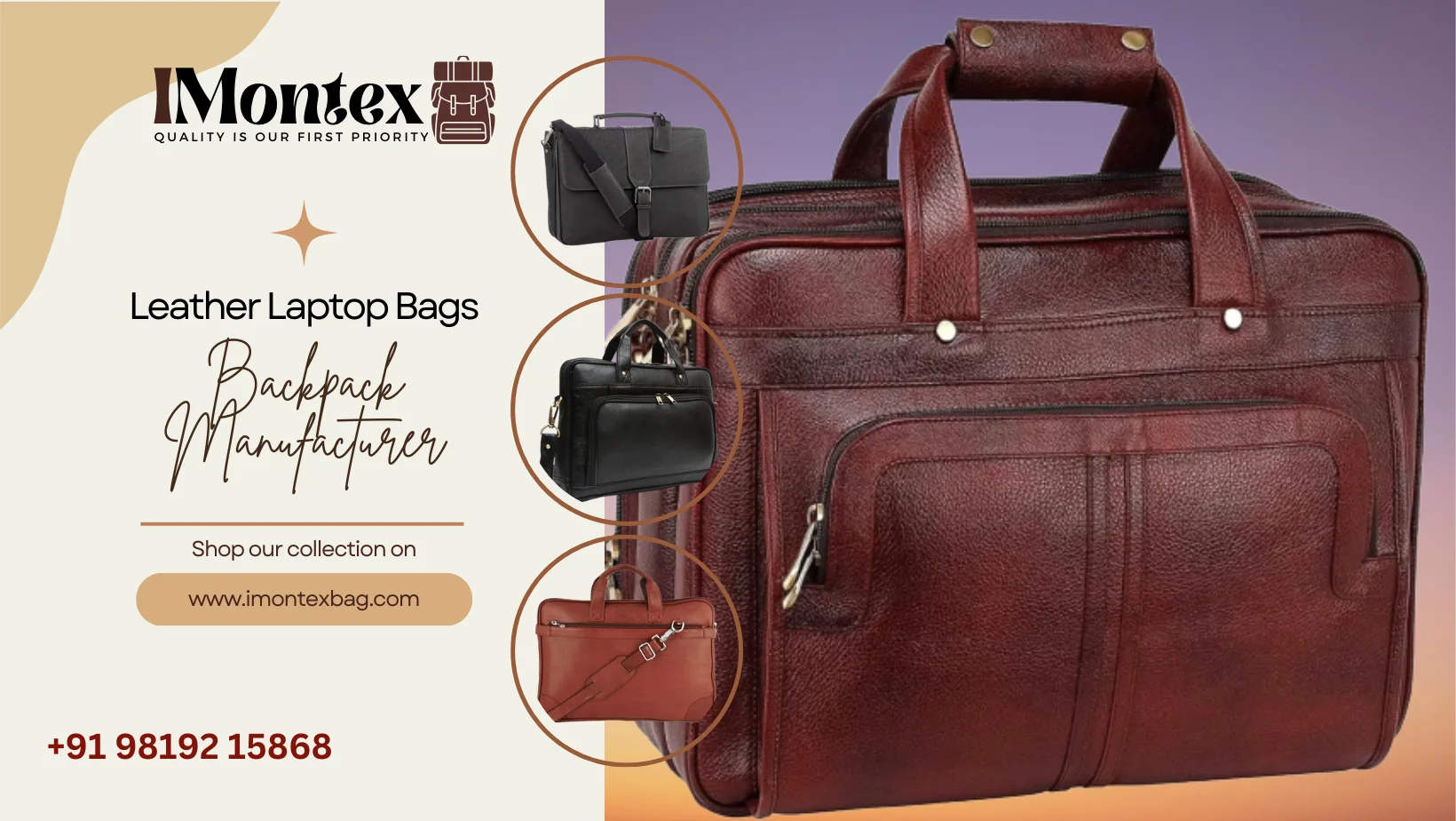 leather laptop bags manufacturer